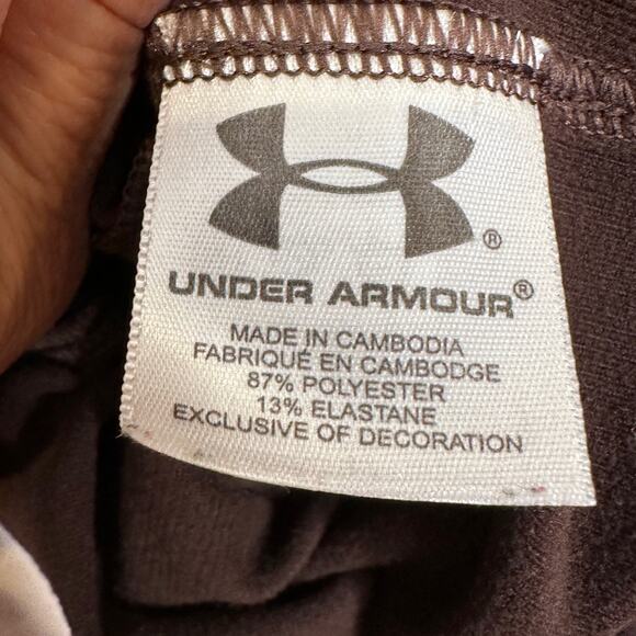 Under Armour Brown Long Sleeve Fitted Mock Turtleneck size small - Picture 4 of 5